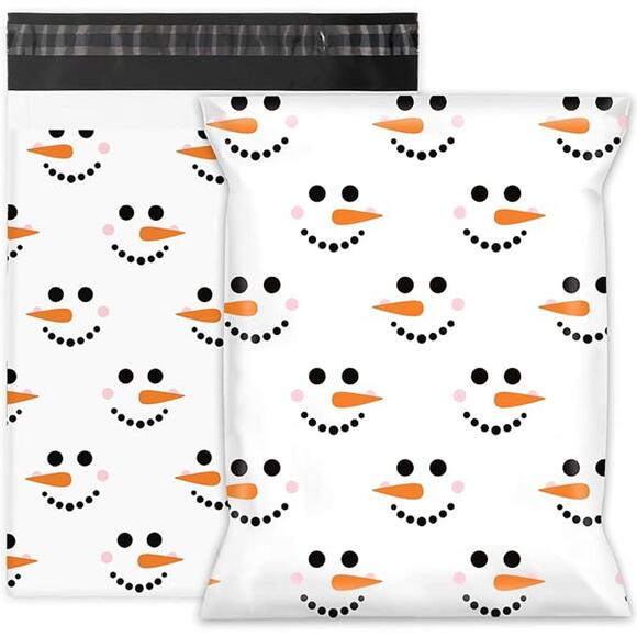 Polymailers 10"x13" (10) - Snowman Face - Picture 2 of 2
